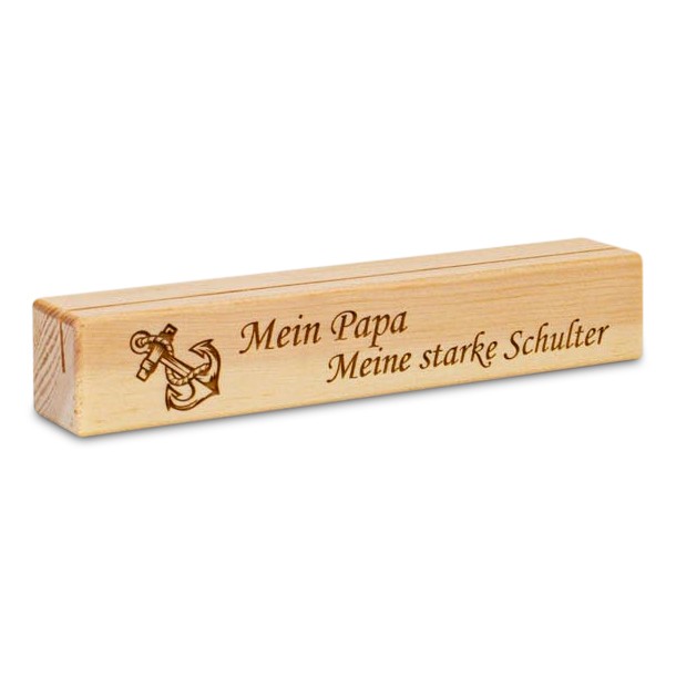 Fotoaufsteller Mein Papa  Kronkorkenhalter & Trinkspiel