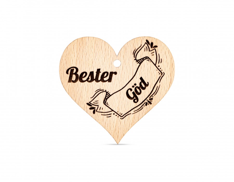 Anhänger Bester Göd  Kronkorkenhalter & Trinkspiel